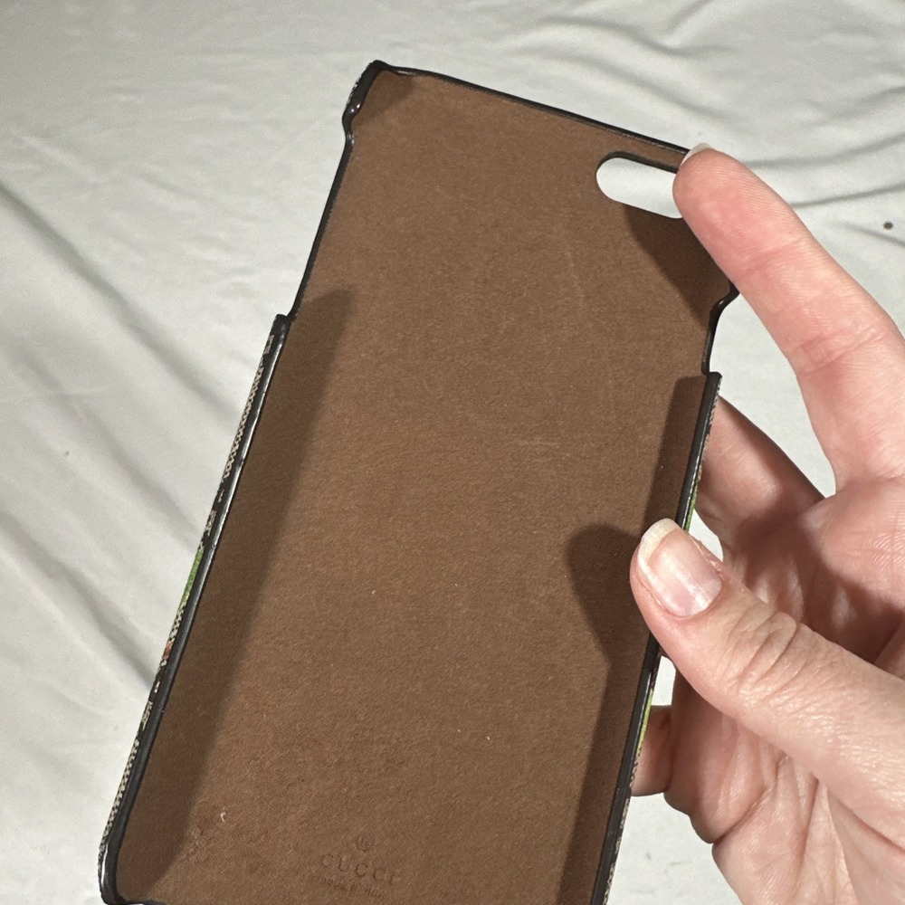 NWOB $640 Gucci [ iPhone 6 Plus/6S Plus ] Case‎ GG Monogram Beige Italy #U1560 - Picture 7 of 11